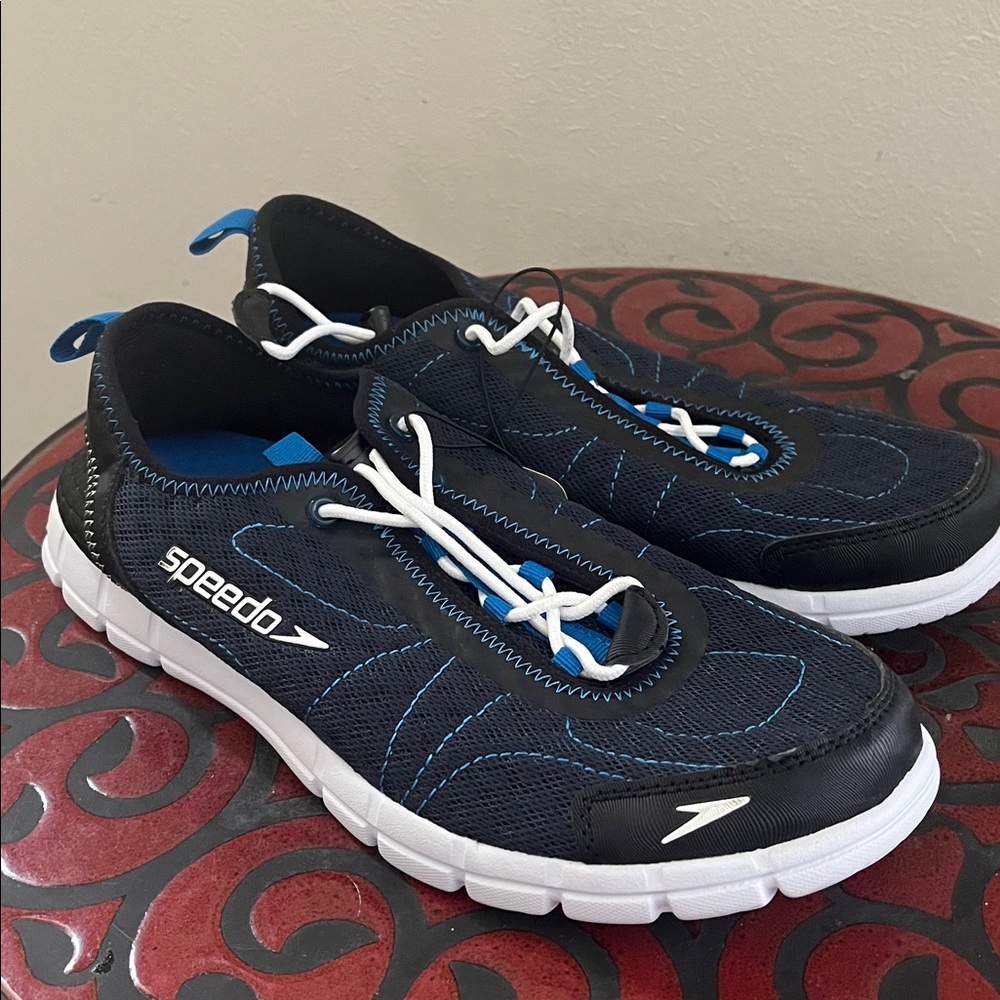 Speedo Black and Blue Water Shoes (NEW)